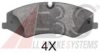 A.B.S. 37803 Brake Pad Set, disc brake